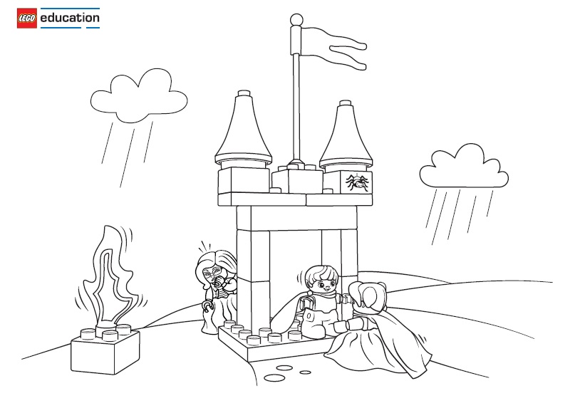 Preschool Colouring Pages Support Lego Education